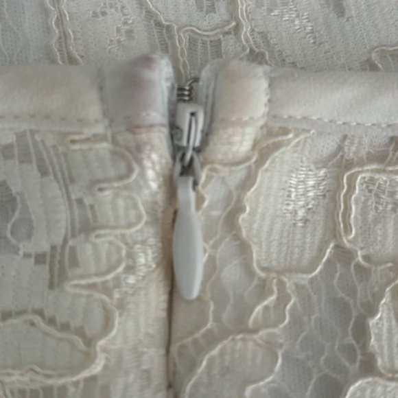 Forever 21 lace overlay lined a-line skirt size L - Picture 16 of 17